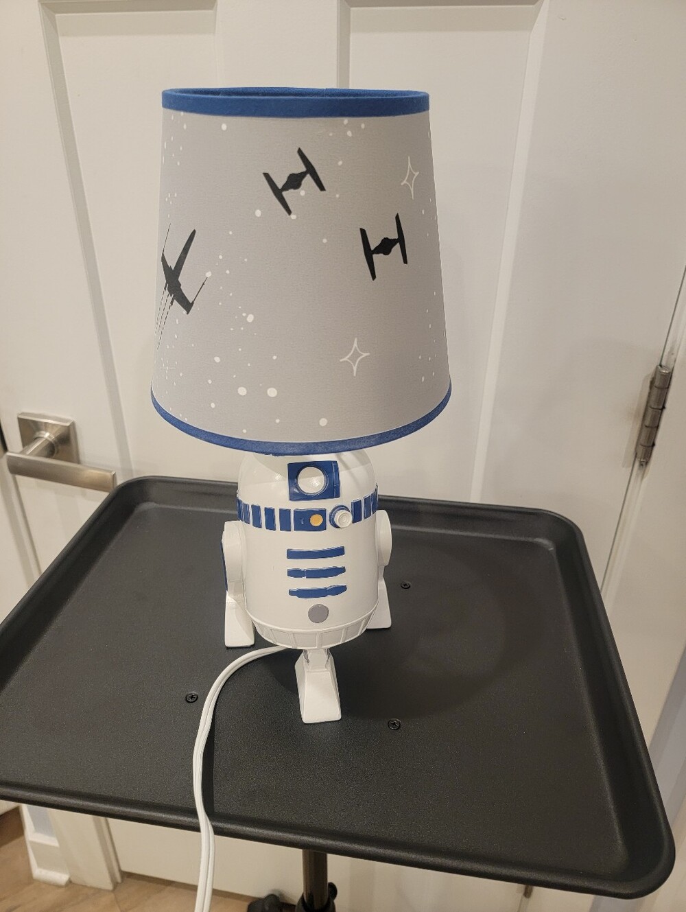 Star Wars Classic Hand Painted R2-D2 Lamp with Shade & Bulb